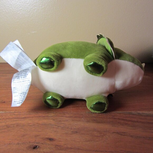 plush cute Mochipuni 2020 green triceratops (T626) - Picture 9 of 11